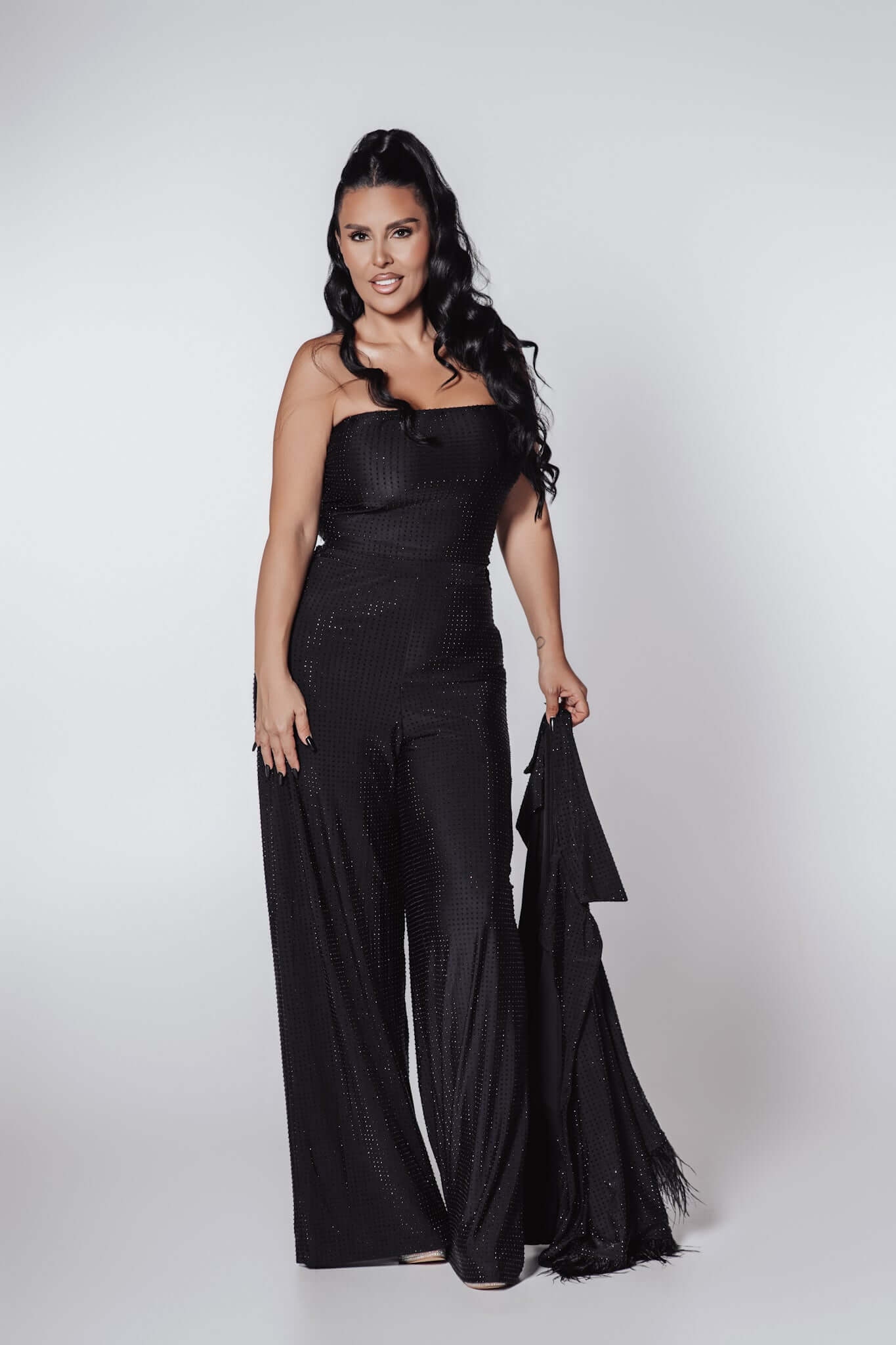 Compleu lycra cristale Bling Miray - set 3 piese elegant Sia House Sia House pentru femei elegante Compleu lycra cristale Bling Miray - set 3 piese elegant Sia House Sia House pentru femei elegante