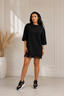 Chanti – Tricou oversized tip rochie cu dantelă Chantilly