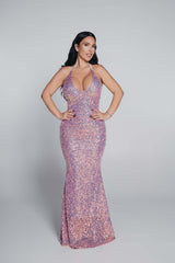 Bling Siren - Rochie sirenă cu paiete multicolore Sia House Sia House pentru femei elegante