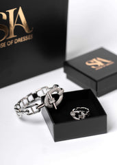 Set Brățară + Inel Urban Icon by Sia House Sia House pentru femei elegante