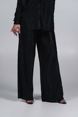 Compleu Allure satinat plisat 2 piese Sia House pentru femei elegante