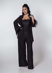 Compleu lycra cristale Bling Miray - set 3 piese elegant Sia House Sia House pentru femei elegante