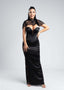 Rochie satin dantela si corset - MADAME