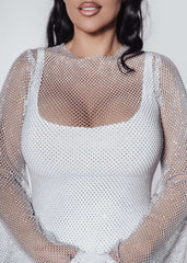 Rochie plasă cristale și pene Bling Diva scurtă Sia House Sia House pentru femei elegante