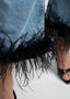 Blugi cu pene - Feather Obsession