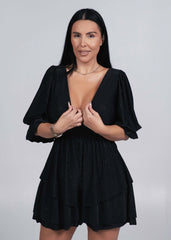 Rochie Lycra Crystal Glow cu cristale Sia House pentru femei elegante