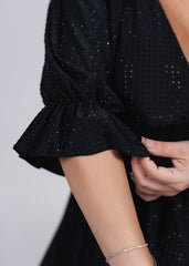 Rochie Lycra Crystal Glow cu cristale Sia House pentru femei elegante