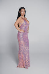 Bling Siren - Rochie sirenă cu paiete multicolore Sia House