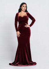 SIA Rochie Velvet Noir - catifea lunga