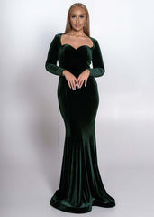 SIA Rochie Velvet Noir - catifea lunga