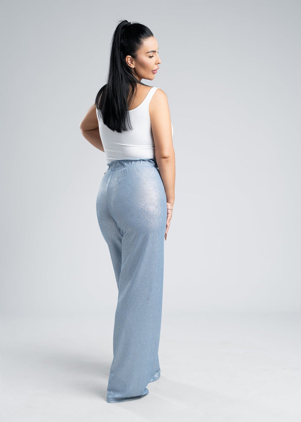 Costum 2 piese material lurex - SANDRA