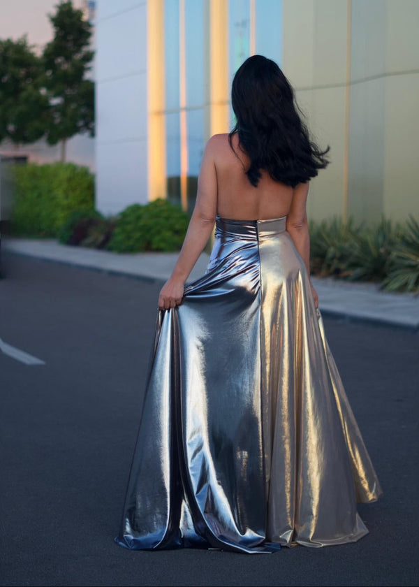 Rochie lunga bicolora - Duality