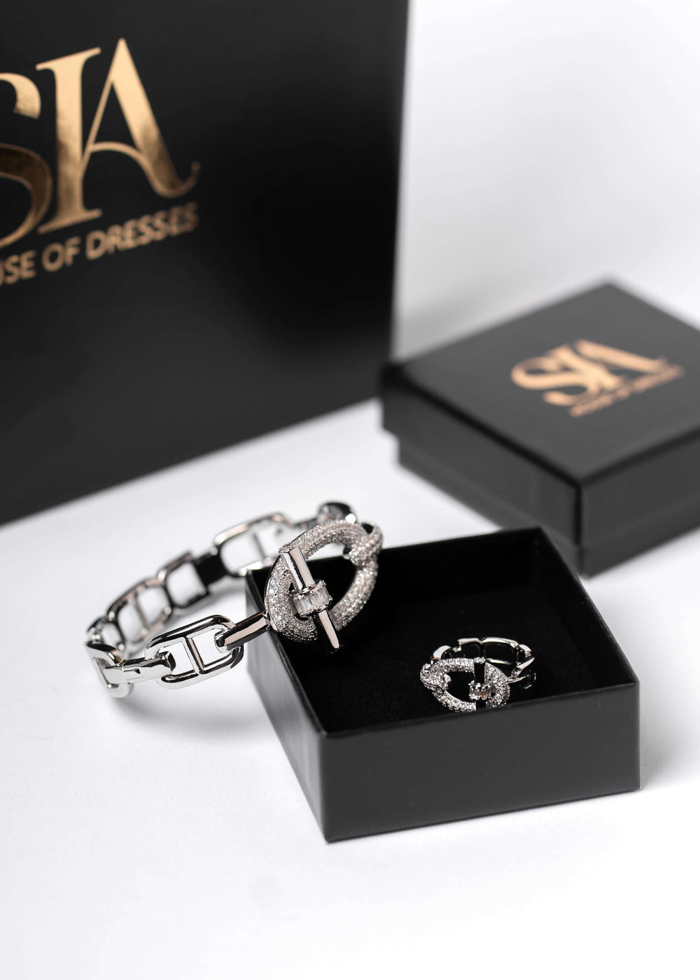 Set Brățară + Inel Urban Icon by Sia House Sia House pentru femei elegante