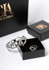 Set Brățară + Inel Urban Icon by Sia House Sia House pentru femei elegante