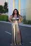 Rochie lunga bicolora - Duality
