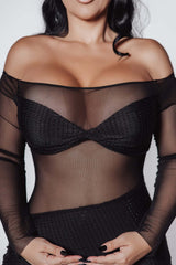 Rochie lycra cristale Bling Goddess