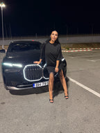 Tricou tip rochie cu franjuri