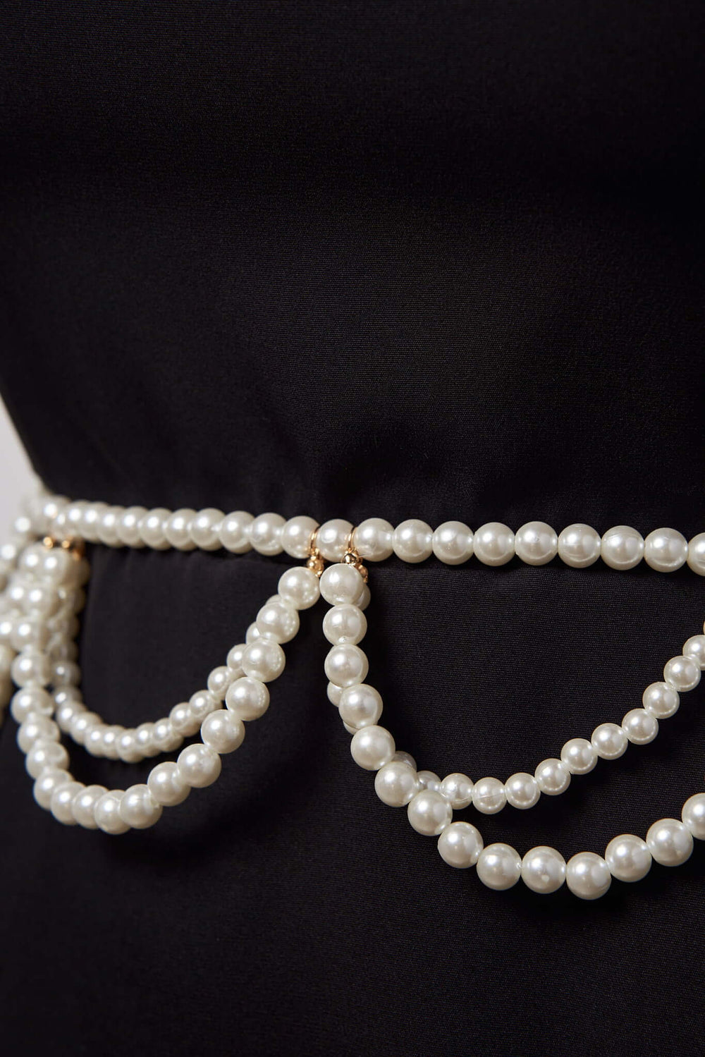 Curea Linda cu perle și metal auriu - Sia House Sia House pentru femei elegante