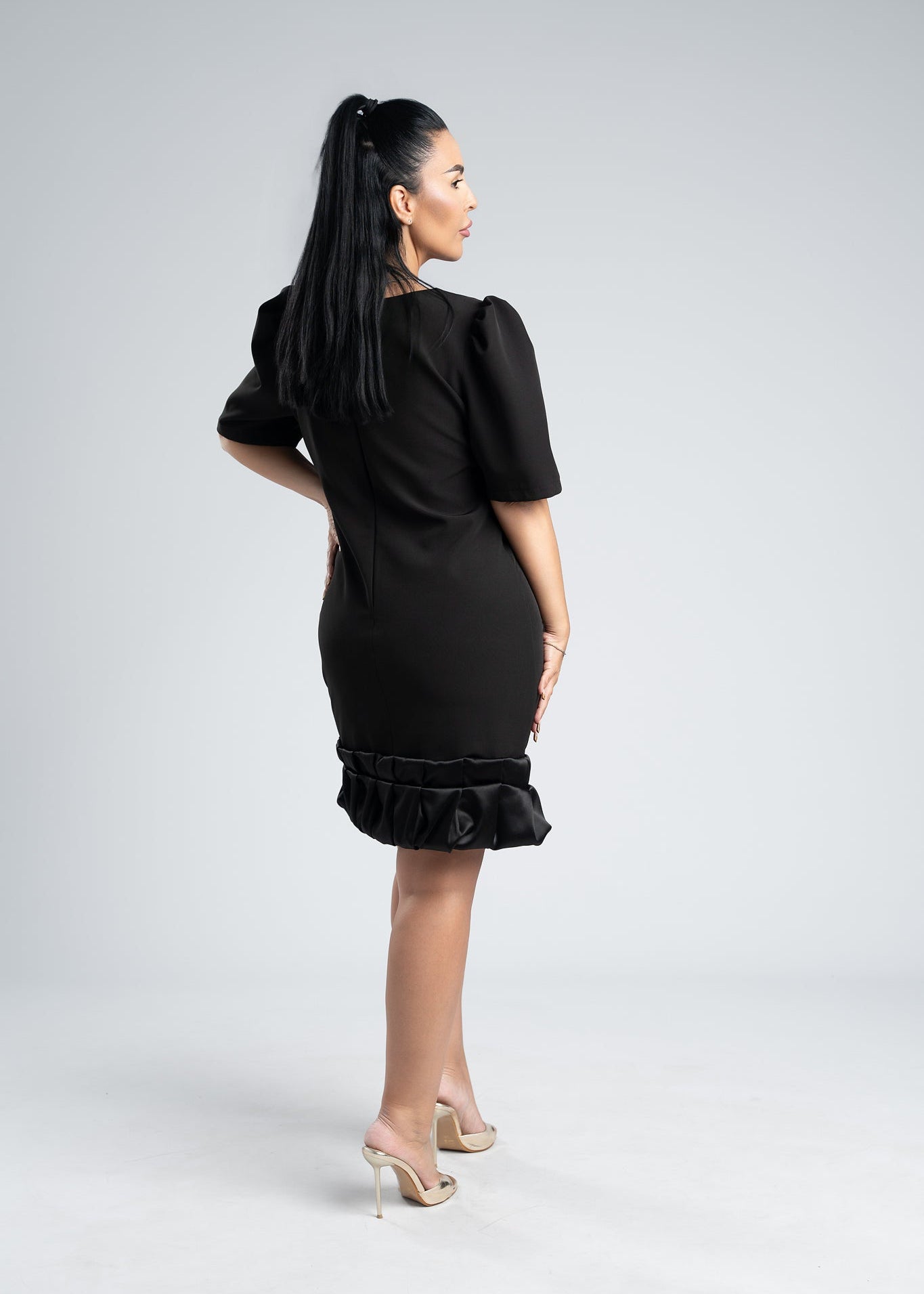 Lady – Rochie elegantă cu detaliu din tafta