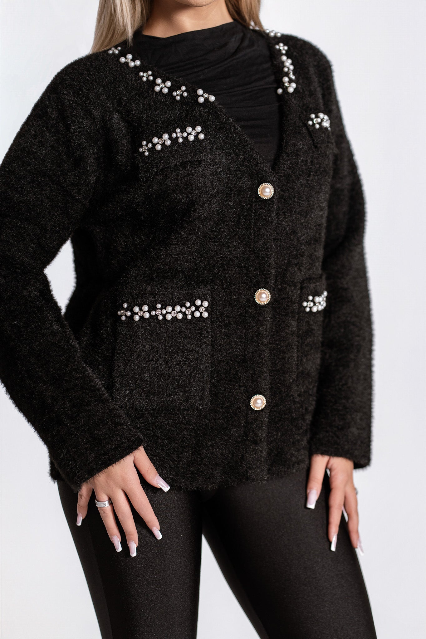 SIA Pearl Glow Cardigan