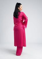 Costum 2 piese material lurex - SANDRA