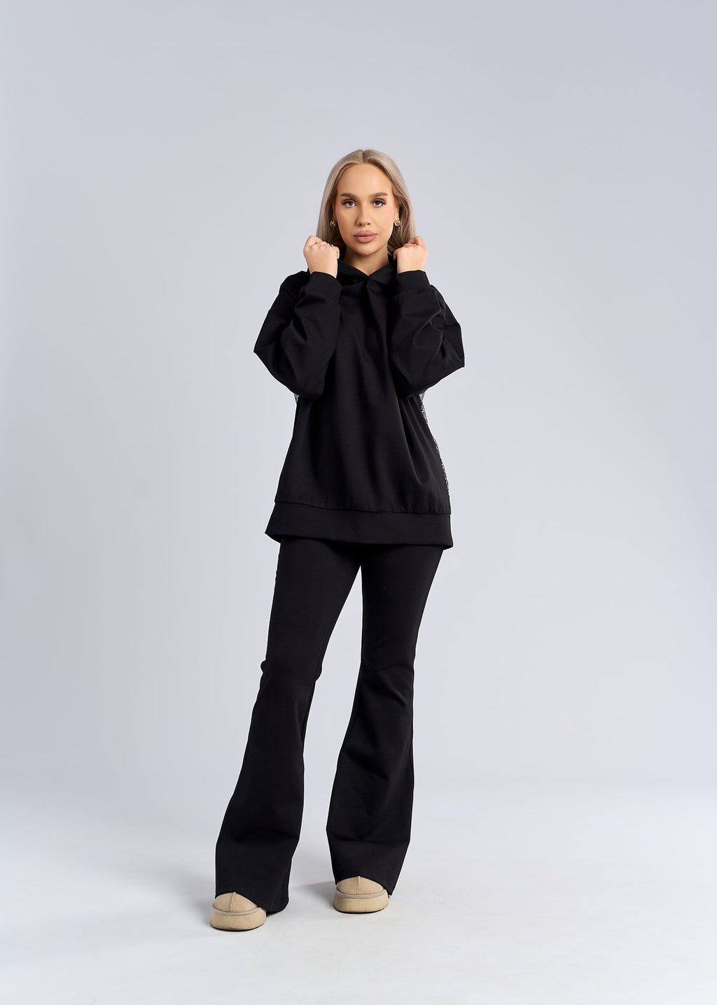 Pantaloni tip trening cu croi evazat - "FLARE" pants