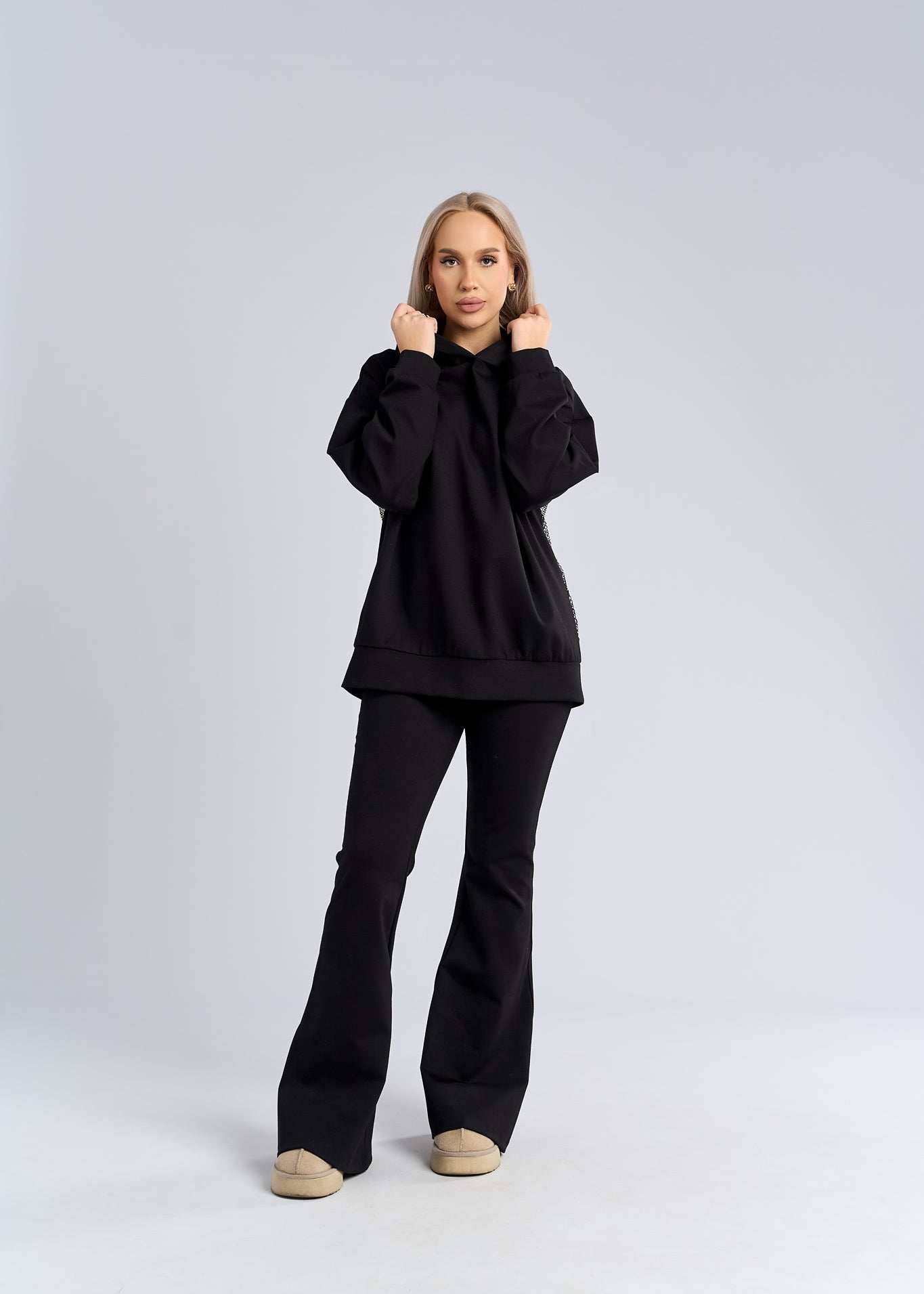 Pantaloni tip trening cu croi evazat - "FLARE" pants