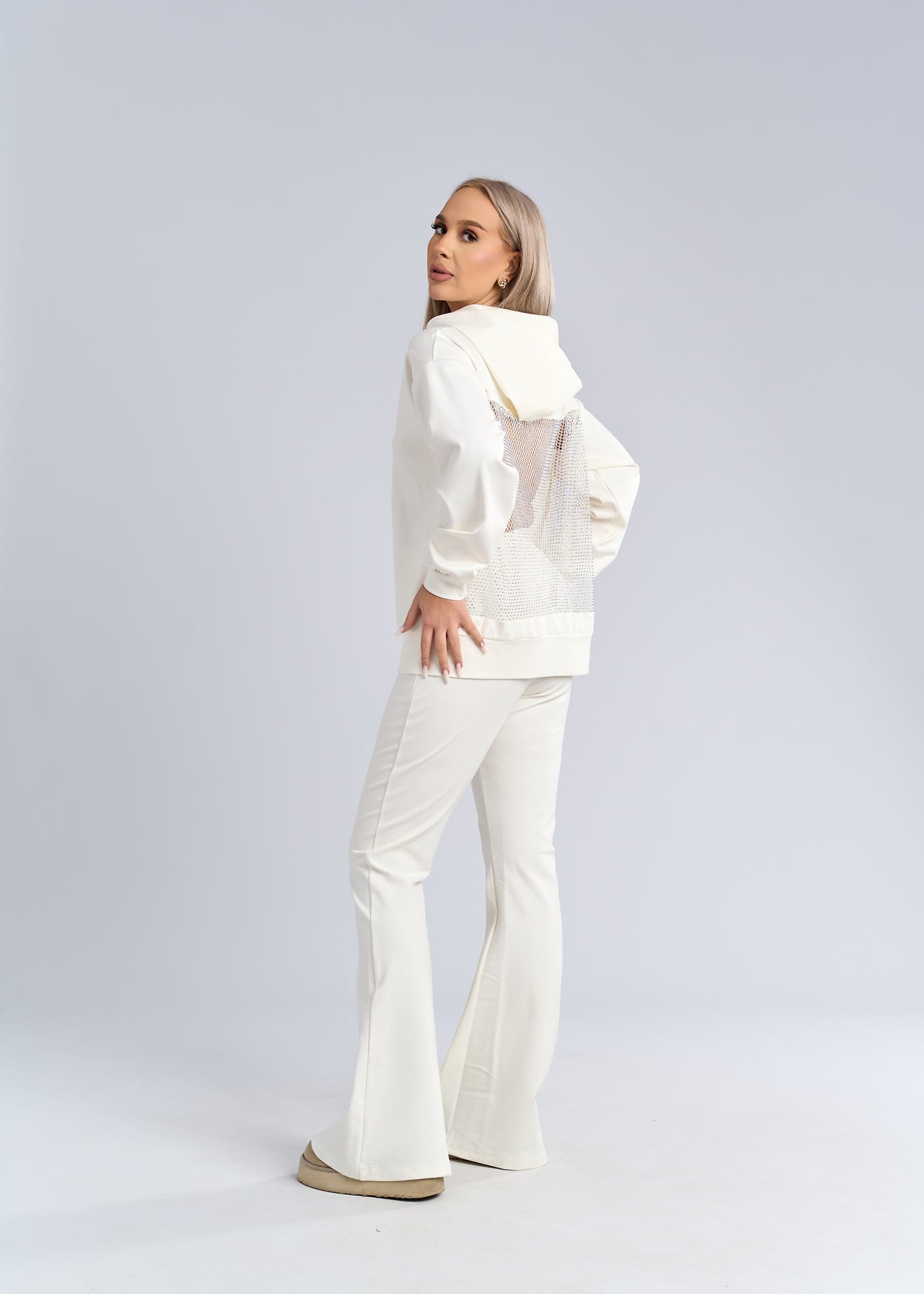 Pantaloni tip trening cu croi evazat - "FLARE" pants