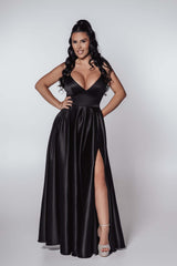 Rochie clos tafta lunga Bling Muse