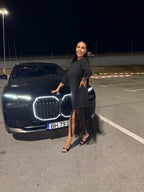 Tricou tip rochie cu franjuri