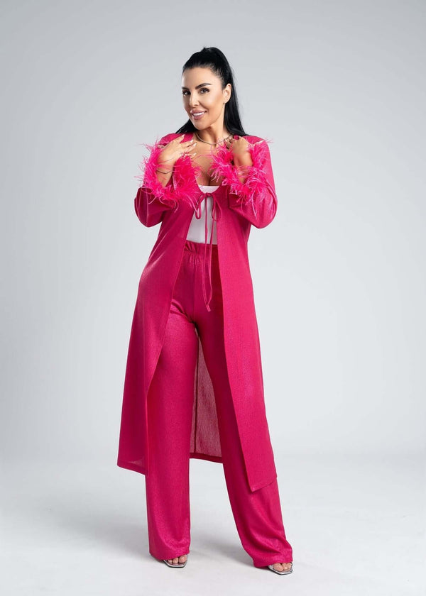 Costum 2 piese material lurex - SANDRA