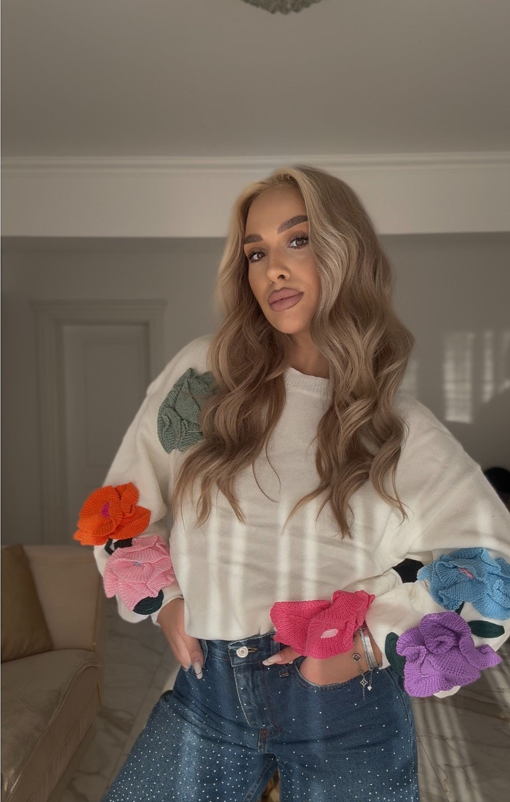 SIA Flower Power Pulover