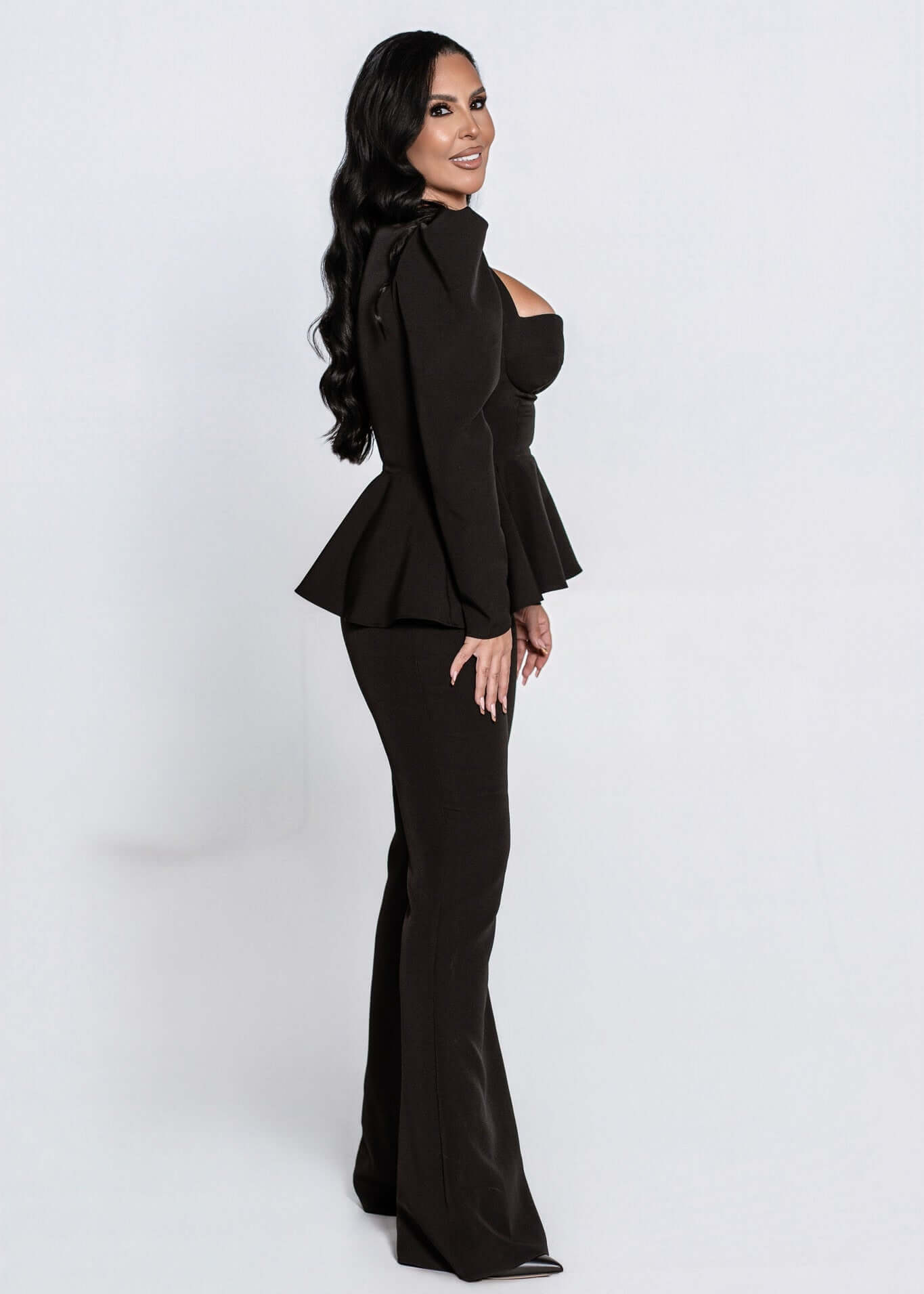 SIA Contour Pants - Talie înaltă, cu efect modelator, croi conic în partea superioară Imagine secundară a produsului