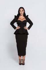 SIA Sculpt Midi Skirt