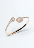 Alt Tag: Set Galaxy Drop – brățară rigidă argintiu-auriu cu cristale, design elegant tip cuff, bijuterie SIA