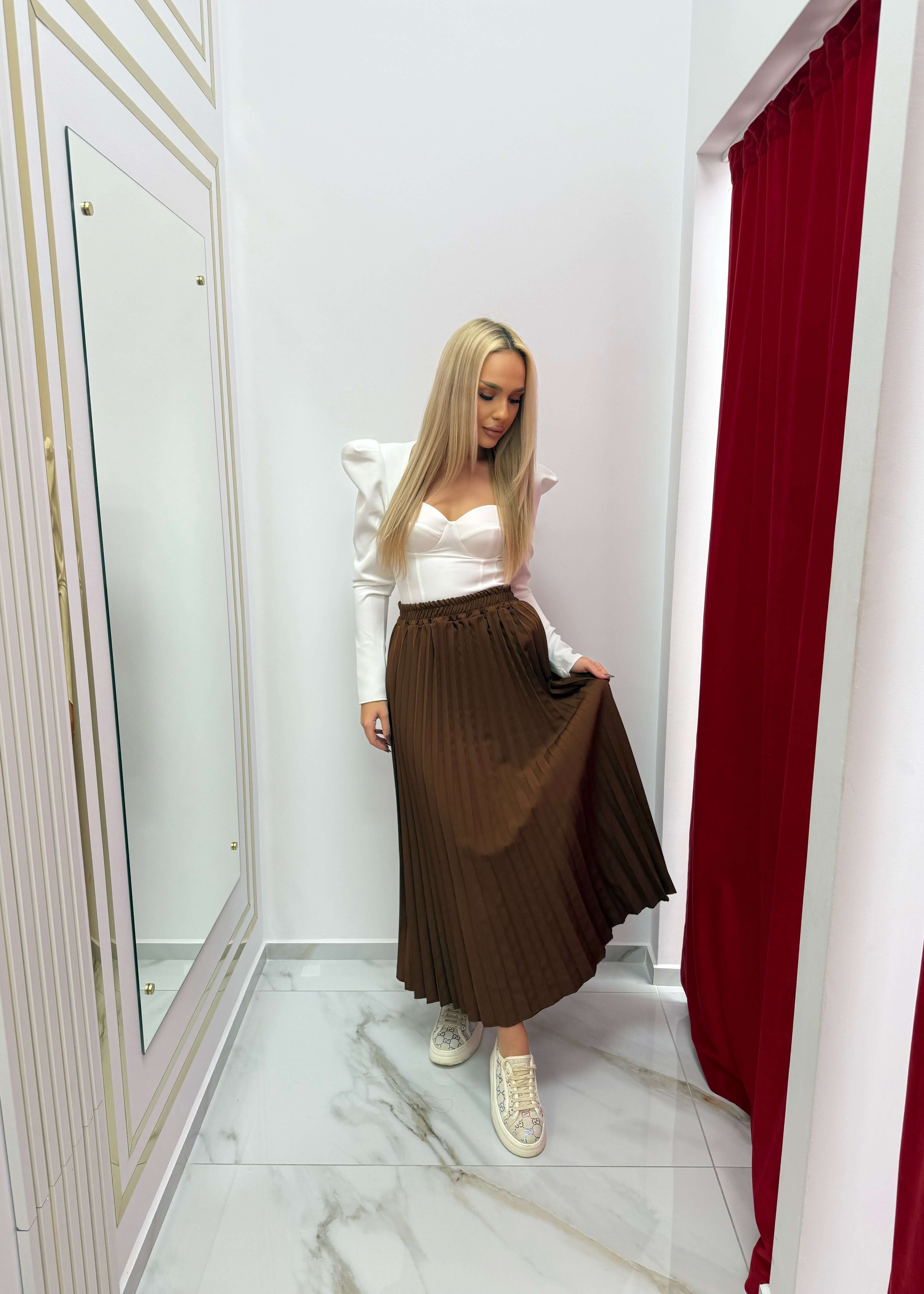 SIA Fustă midi plisată - 'URBAN SKIRT" Imagine secundară a produsului