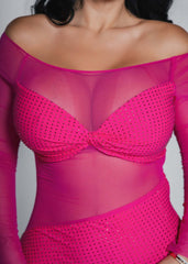 Rochie Bling Goddess - lycra cristale