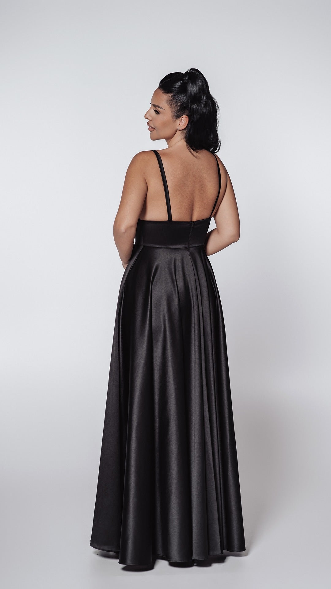 Rochie tafta lungă Bling Muse de seară - Sia House