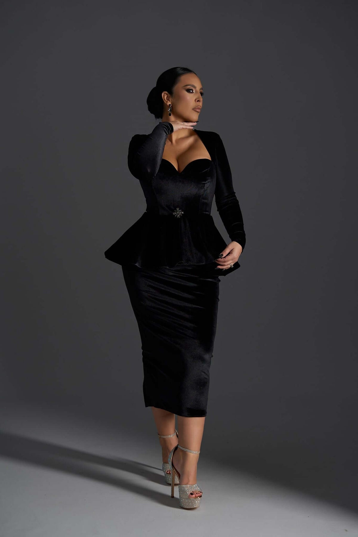 Rochie Midi Velvet Sinner