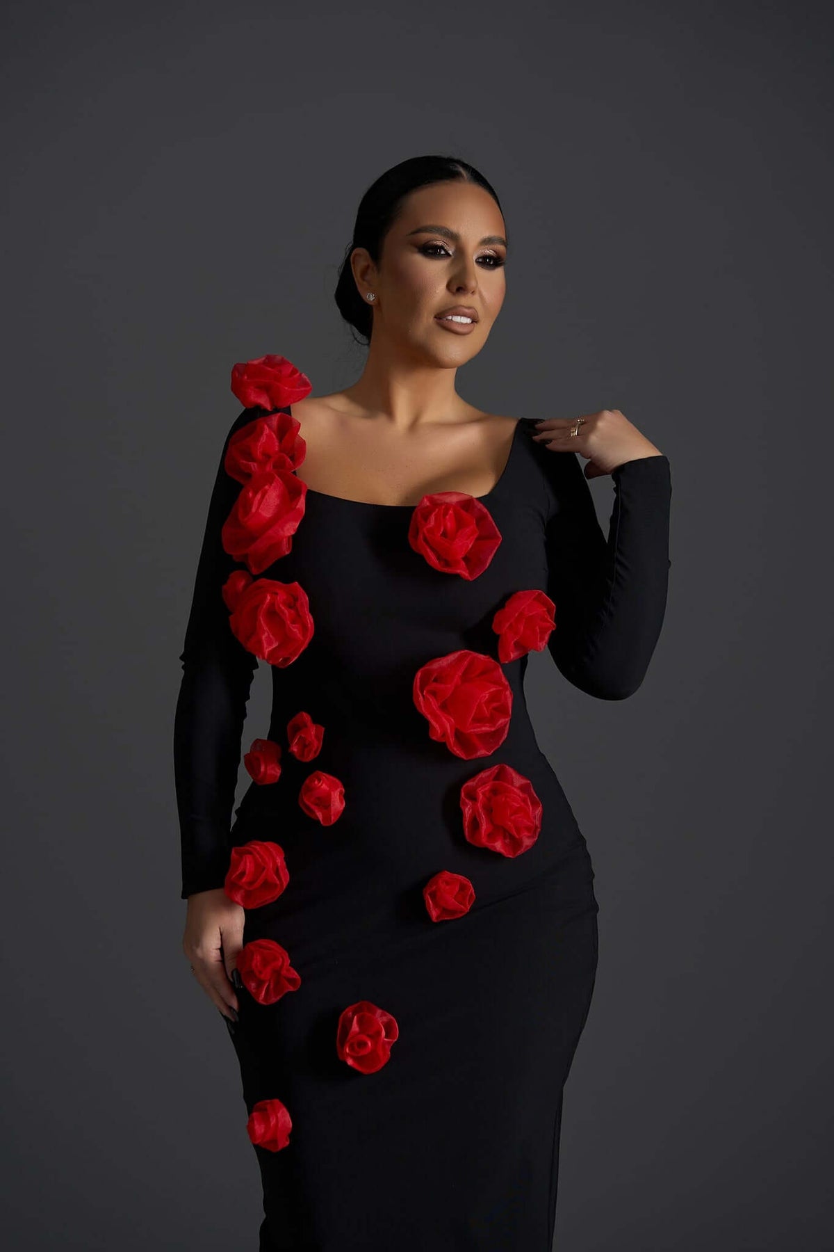 Rochie Midi Rose Affair