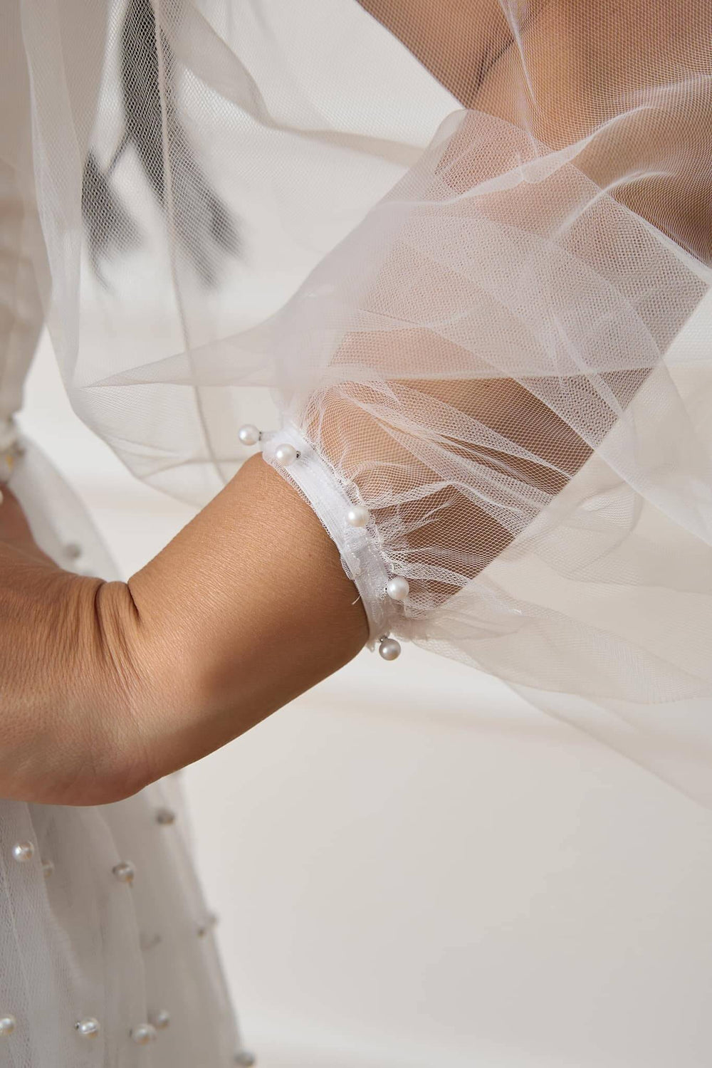 Rochie Teresa din tull cu perle - Sia House Of Dresses Sia House pentru femei elegante