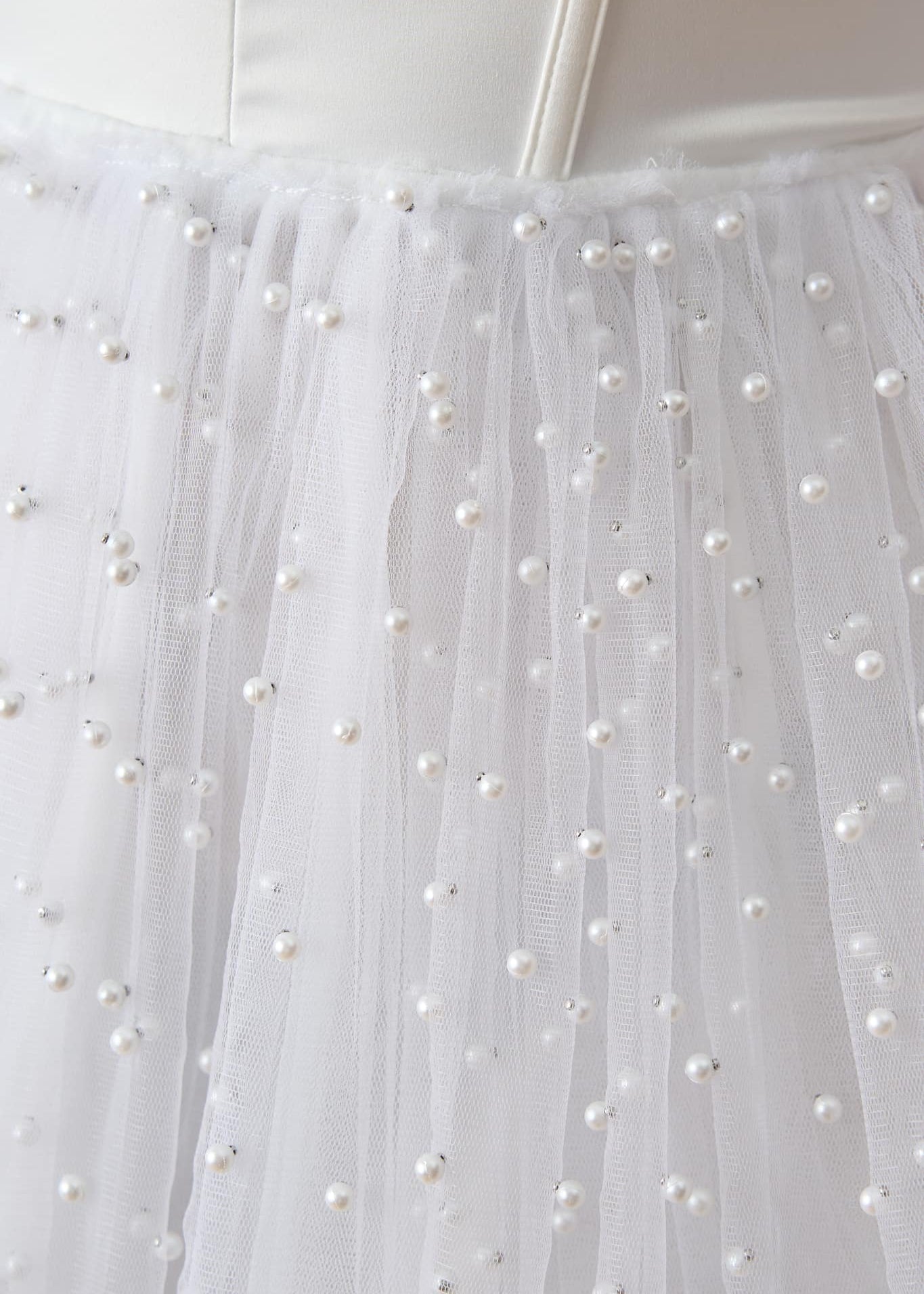 Rochie Teresa din tull cu perle - Sia House Of Dresses Sia House pentru femei elegante