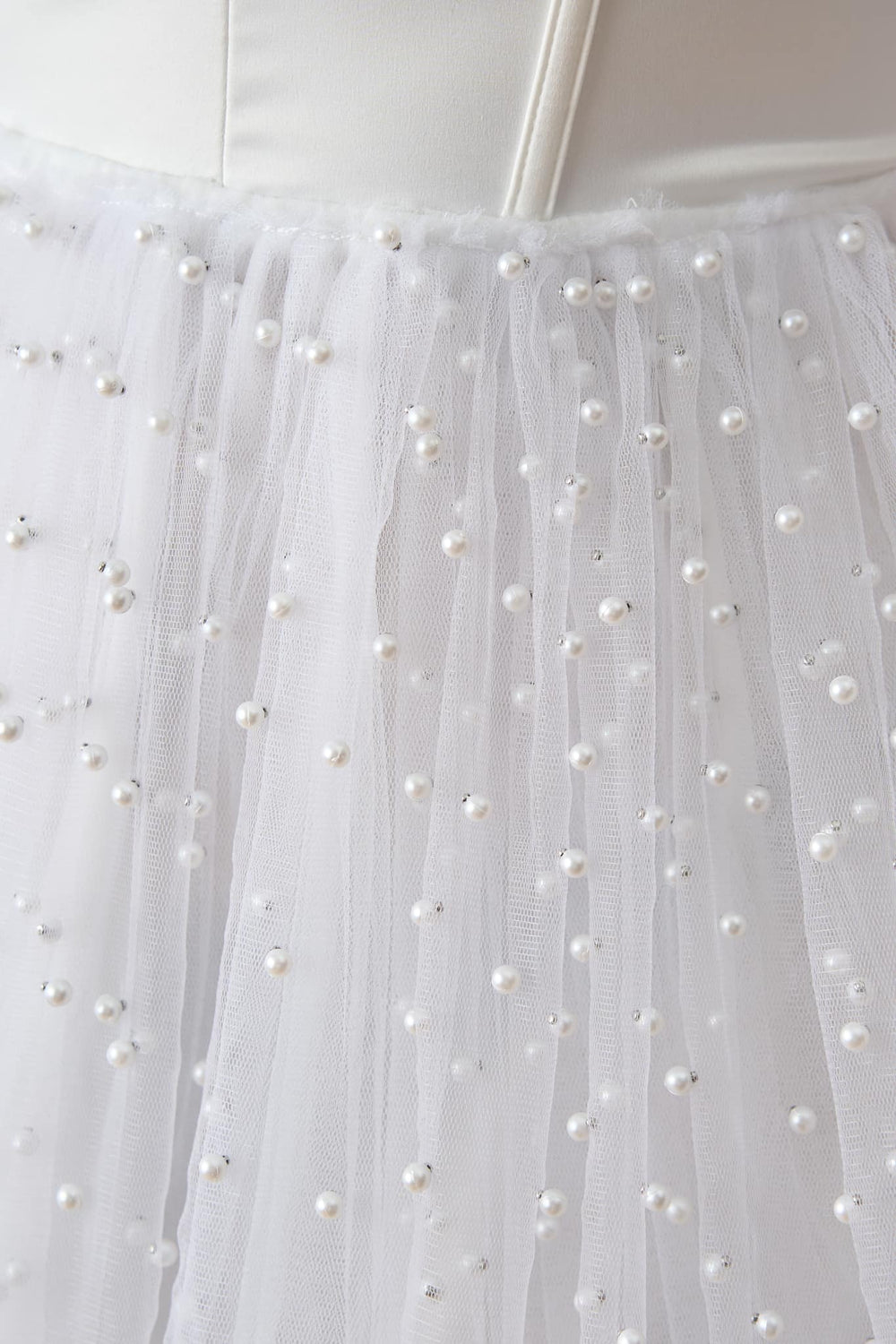 Rochie Teresa din tull cu perle - Sia House Of Dresses Sia House pentru femei elegante