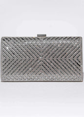 Clutch Silver Shine Sia House pentru femei elegante