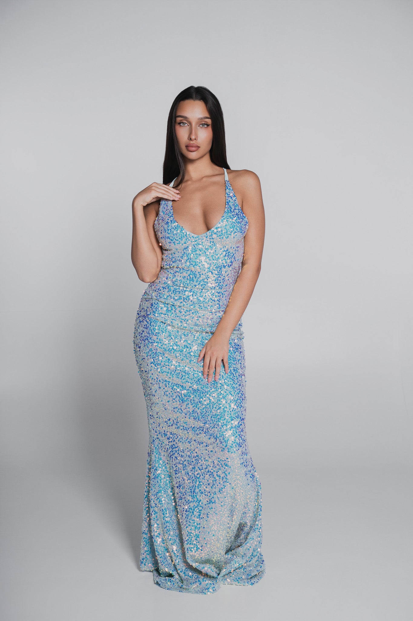 Bling Siren - Rochie sirenă cu paiete multicolore Sia House